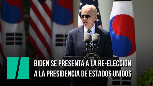 Biden se presenta a la re-elección a la presidencia de Estados Unidos. Este es el vídeo con el que lo ha anunciado