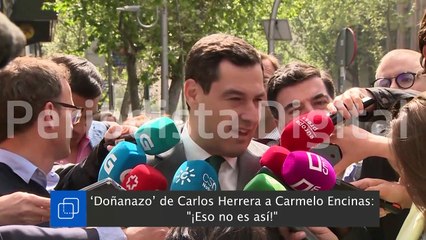 ‘Doñanazo’ de Carlos Herrera a Carmelo Encinas: "¡Eso no es así!"