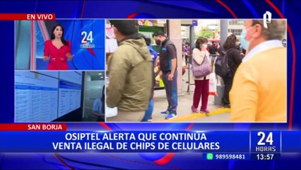 Osiptel alerta venta de miles de chips en la vía pública a personas de dudosa procedencia