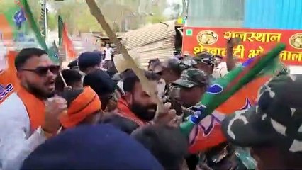 सीएम के भेंट-मुलाकात के दौरान भाजपाइयों ने लगाए नारे