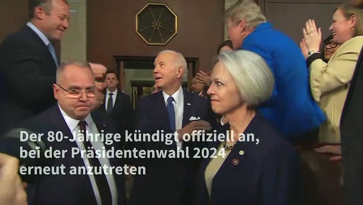 US-Präsident Biden verkündet Kandidatur für zweite Amtszeit