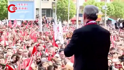 #CANLI Eskişehir böyle kalabalık görmedi! Kılıçdaroğlu ve Yavaş'a sevgi seli...