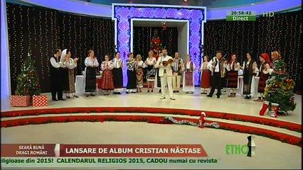 Stefan Cigu - Interpretare vioara  (Seara buna, dragi romani! - ETNO TV -  16.12.2014)