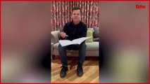 'Shocked' schoolboy receives 10 out of 10 homework video message from Declan Donnelly
