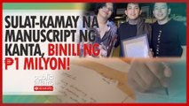 Sulat-kamay na manuscript ng kanta, binili ng P1 milyon! | Public Affairs Exclusives