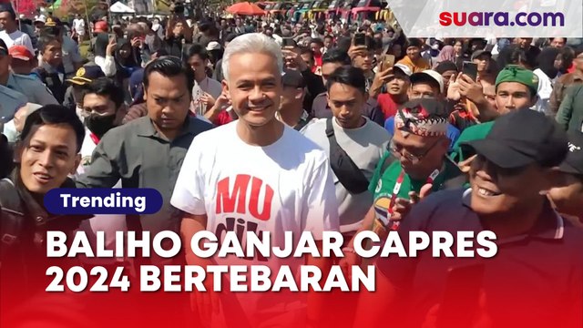 Baliho Ganjar Capres 2024 Bertebaran, Bawaslu Dinilai Mendadak Buta, hanya Ada untuk Anies Baswedan