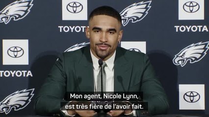 Eagles - Hurts remercie son agent Nicole Lynn pour son contrat record