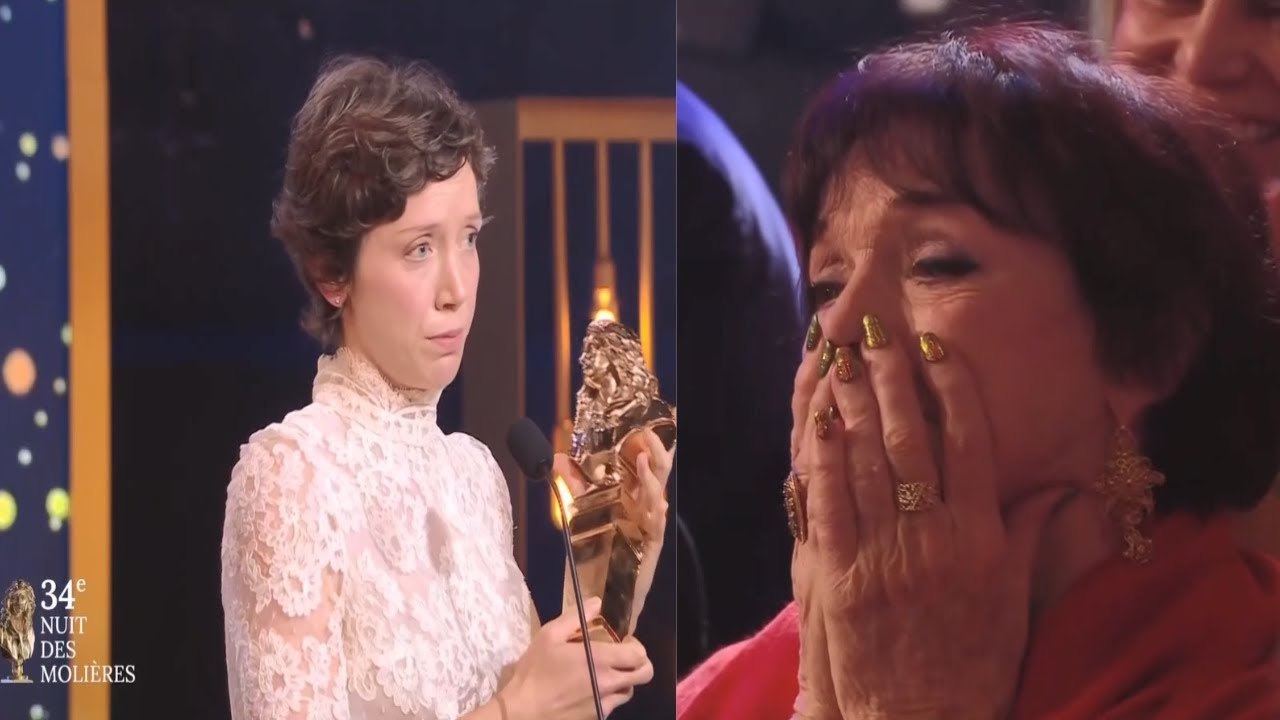 «A ma maman»:Anny Duperey en larmes après l'hommage poignant de sa fille Sara Giraudeau aux Molières