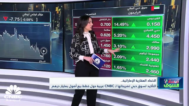 استحقاق التوزيعات يسيطر على تداولات سوق دبي