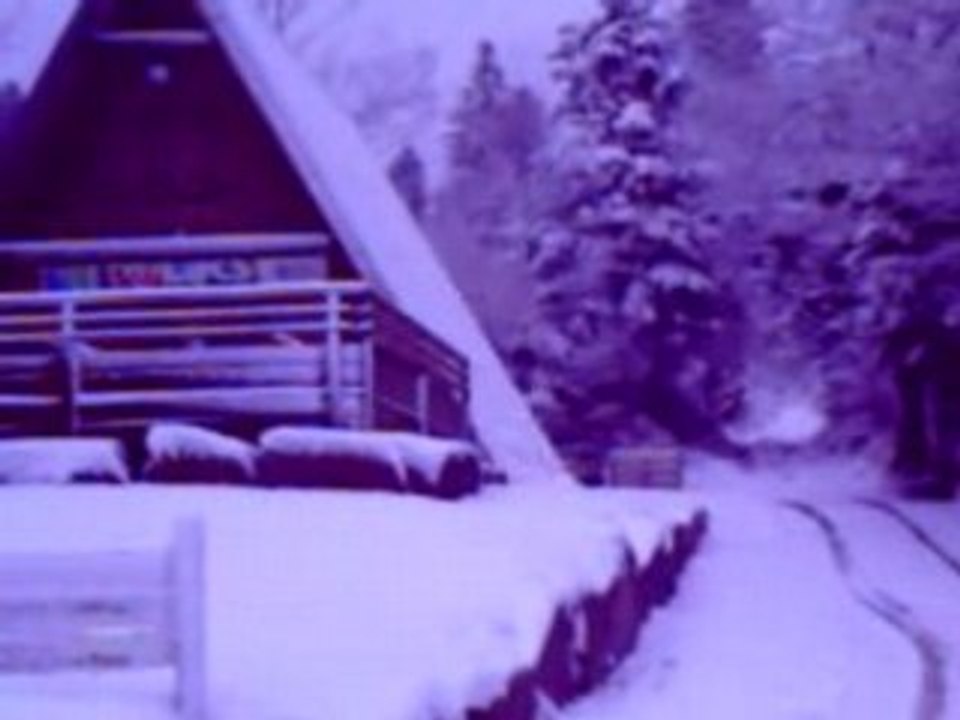 Lac sous neige