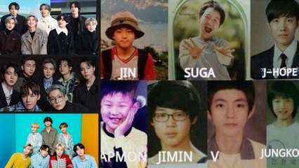 This is how the members of BTS looked like when they were children.