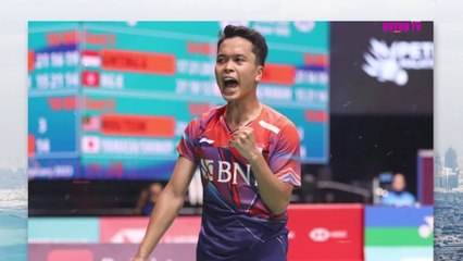 Antony Ginting Full senyum usai juara Badminton Asia Championship