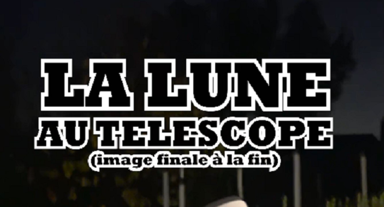 La Lune au télescope
