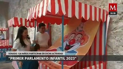 Ricardo Monreal participa en el primer Parlamento Infantil 2023