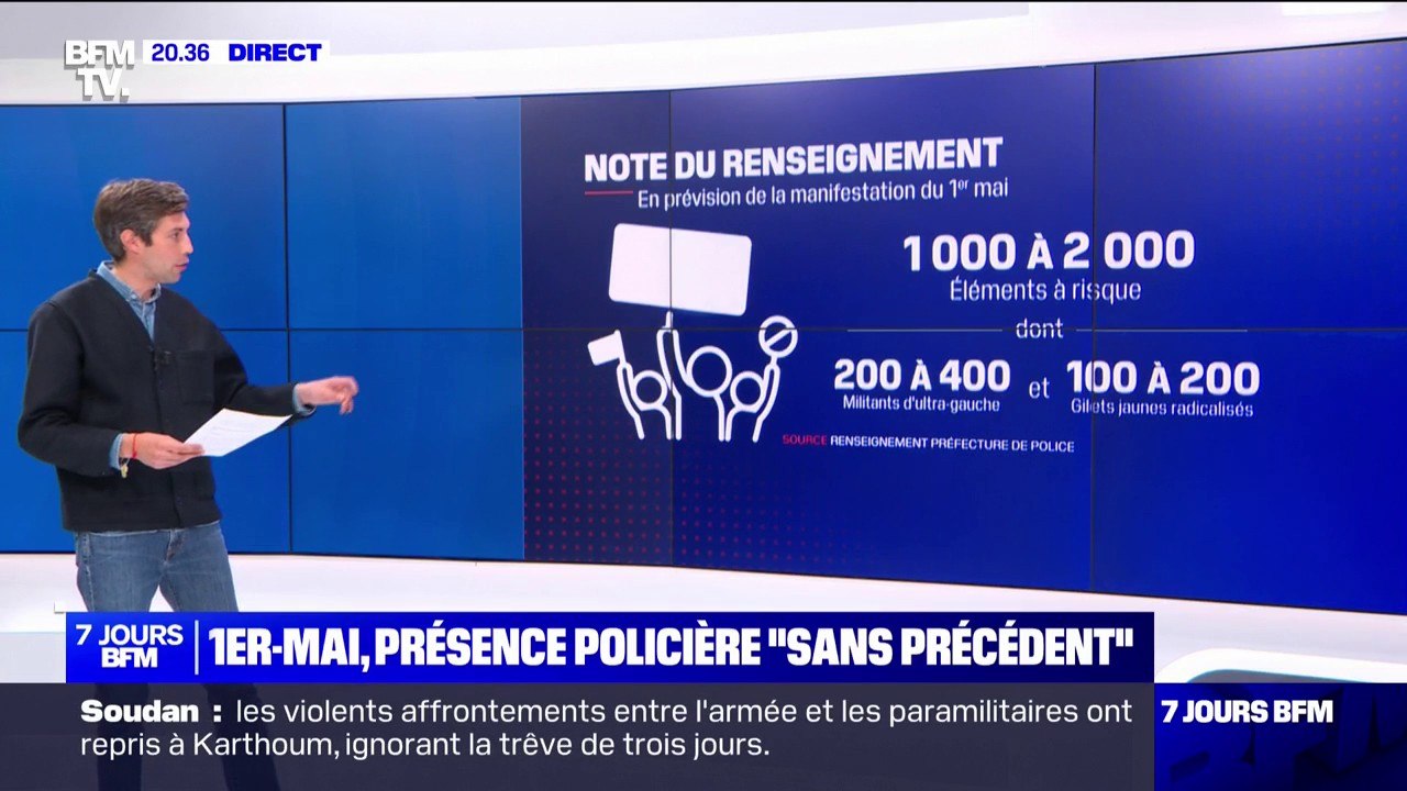 1er-Mai: une présence policière "sans précédent...