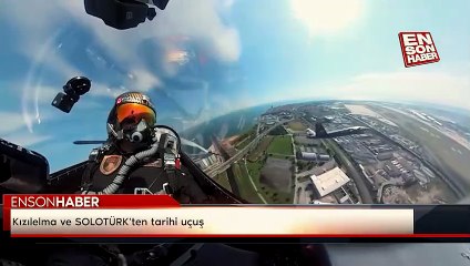 Kızılelma ve SOLOTÜRK'ten tarihi uçuş