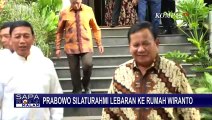 Silaturahmi Lebaran, Prabowo Kunjungi Kediaman Wiranto dan Mahfud MD