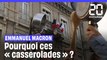 Les casseroles, symboles du deuxième quinquennat d'Emmanuel Macron ?
