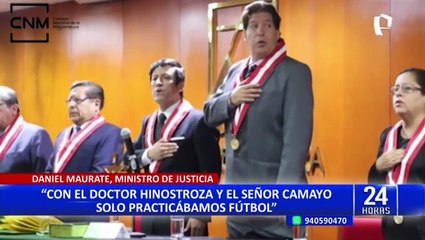 Ministro de Justicia: Llamadas con investigados por caso “Los Cuellos blancos” era por fútbol