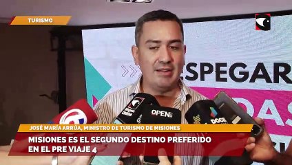 Misiones es el segundo destino preferido en el Pre Viaje 4
