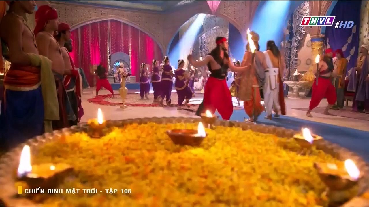 chiến binh mặt trời tập 106 - thvl1 lồng tiếng - phim ấn độ - xem phim phep mau tinh yeu tap 107