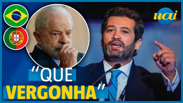 Deputado português protesta contra Lula: 'Corrupção nunca mais'