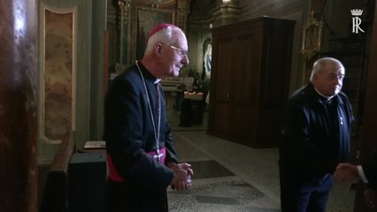 25 aprile Mattarella visita a Cuneo la chiesa di San Bartolomeo