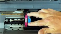 How to Replace the Ink Cartridges in a HP Photosmart B110 All in One Printer