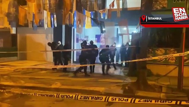 AK Parti Bahçelievler seçim irtibat bürosuna saldıran 2 şüpheli tutuklandı