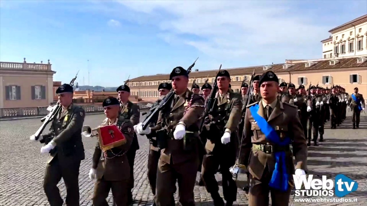 Schieramento dei Reparti lascia la Terrazza del Pincio #webtvstudios