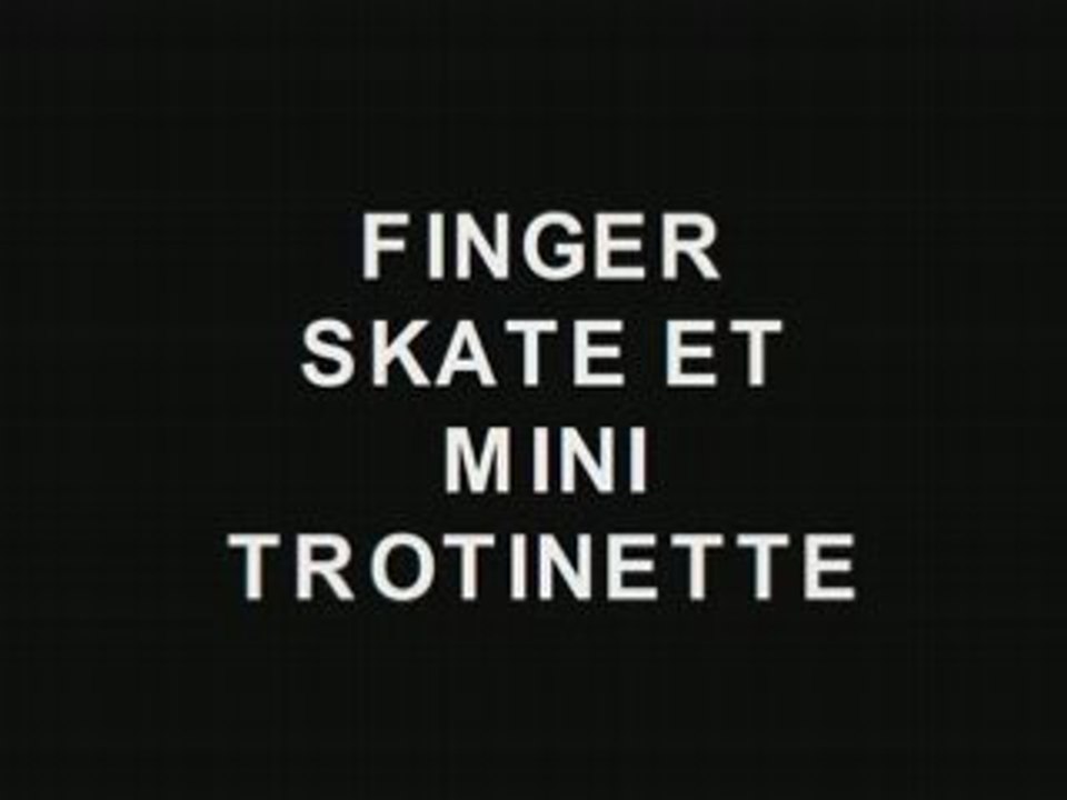 Finger skate