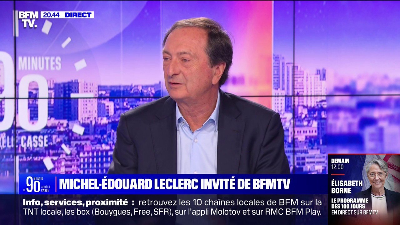 Michel-Édouard Leclerc sur les retraites: "Je suis pour que la robotique paye une partie de la retraite des actifs"