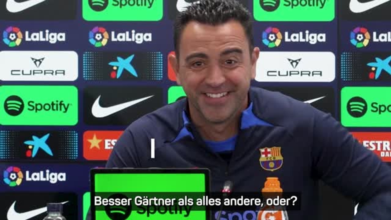 Xavi: "mögen sie mich noch lange gärtner nennen"
