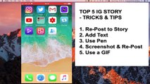 TOP 5 INSTAGRAM STORY HACKS - Basic Tricks & Tips Every Instagram User Must Use