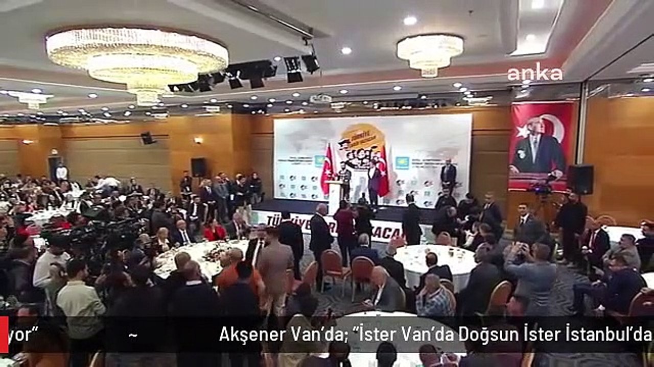 Akşener Van'da: "İster Van'da Doğsun İster İstanbul'da İster Kürt Olsun İster Türk Olsun, Mutsuz Çocuklarımız Yurt Dışına Gidiyor"