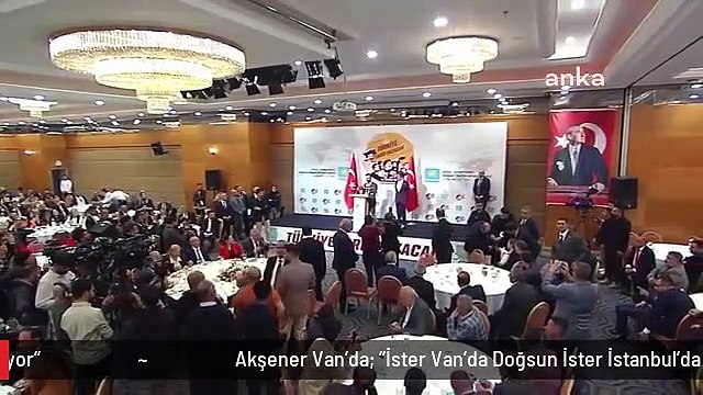 Akşener Van'da: İster Van'da Doğsun İster İstanbul'da İster Kürt Olsun İster Türk Olsun, Mutsuz Çocuklarımız Yurt Dışına Gidiyor