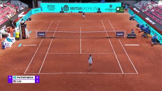 Yulia Putintseva vs. Claire Liu 2023 Madrid Round 1 WTA Match Highlights