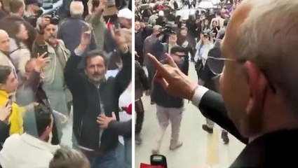 Bahçeli'nin pek hoşuna gitmeyecek! Kılıçdaroğlu, bozkurt selamı verdi