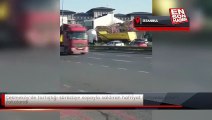 Çekmeköy'de tartıştığı sürücüye sopayla saldıran hafriyat kamyonu şoförü yakalandı