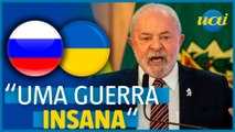 Lula: 'Ninguém fala em paz' na guerra da Ucrânia