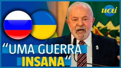 Lula: 'Ninguém fala em paz' na guerra da Ucrânia