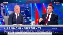 Babacan'ın canlı yayındaki ifadesi büyük tepki çekti! Fatih Altaylı: Eyvah dedim!