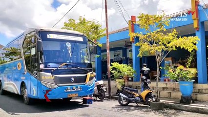 Arus Balik Lebaran, Angkutan Tujuan Samarinda Banyak Dicari di Terminal Kilometer 6 Banjarmasin