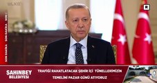 Erdoğan’ın katıldığı canlı yayın yarıda kaldı