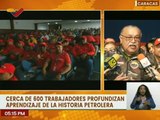 Cerca de 600 trabajadores participan en la conferencia Venezuela Colonia Petrolera en Caracas