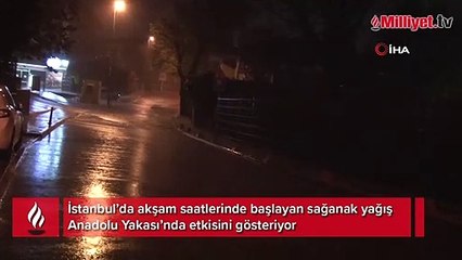 İstanbul'da sağanak yağış etkisini gösterdi! Perşembe gününe kadar sürecek