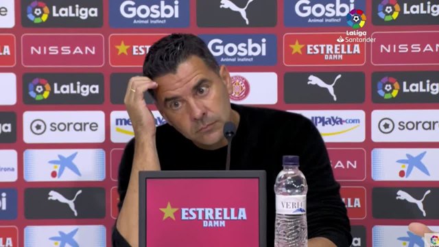 Rueda de prensa de Míchel tras el Girona 4 - Real Madrid 2
