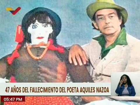 25 de abril: 47 años de la muerte del poeta lírico y dramaturgo Aquiles Nazoa