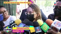 Entre protestas de apoyo, Alexa y Ginny Hoffman llegan a AUDIENCIA contra Héctor N