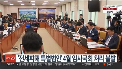 '전세피해 특별법안' 4월 임시국회 처리 불발